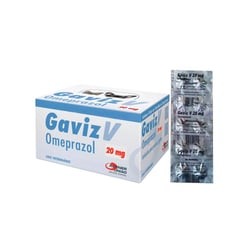 Antiácido Gaviz V Omeprazol 20Mg - Strip Com 10 Comprimidos