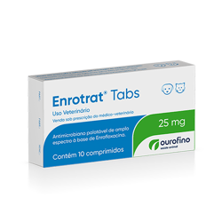 Antibacteriano Ourofino Enrotrat Tabs 25Mg - 10 Comprimidos