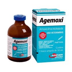 Antibiótico Agemoxi L.A. Injetável 50Ml Para Cachorros