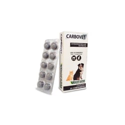 Antibiótico Carbovet Biofarm - 20 Comprimidos