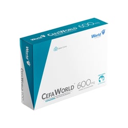 Antibiótico Cefaworld - 12 Comprimidos Para Cães E Gatos - 600 miligramas