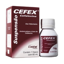 Antibiótico Cefex Cefalexina Suspensão 60Ml