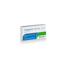 Antibiótico Celesporim 150Mg Para Cães E Gatos - 12 Comprimidos