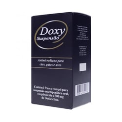 Antibiótico Doxy Suspensão Cepav 300Mg Para Cães E Gatos