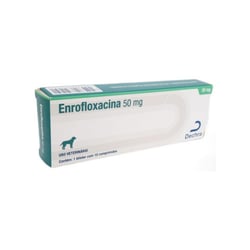 Antibiótico Enrofloxacina Vencofarma 50Mg Para Cachorros - 10 Comprimidos