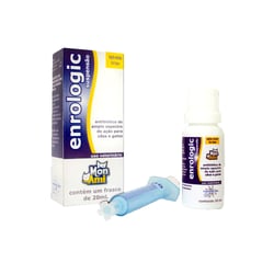 Antibiótico Enrologic Mon Ami Para Cães E Gatos - 20Ml