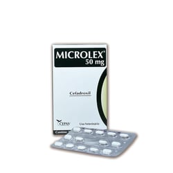 Antibiótico Microlex Cepav 50Mg Para Cães E Gatos - 1 Comprimido
