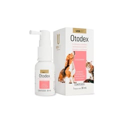 Antibiótico Otodex Ucbvet 30Ml Para Cães E Gatos