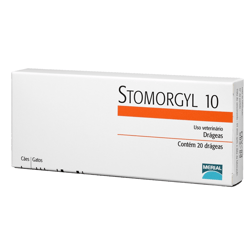 Antibiótico Stomorgyl 10 Boehringer Ingelheim Para Cães E Gatos - 20 Comprimidos