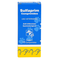 Antibiótico Sulfaprim - 10 Comprimidos Para Cachorros
