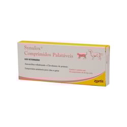 Antibiótico Synulox Zoetis 50Mg - 10 Comprimidos