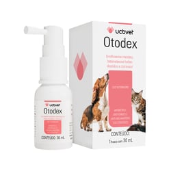 Antibiótico Ucbvet Otodex Para Cães E Gatos - 30Ml