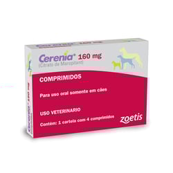 Antiemético Cerenia Zoetis 160Mg - 4 Comprimidos