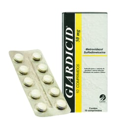 Antigiardia Giardicid Cepav 50Mg - 10 Comprimidos