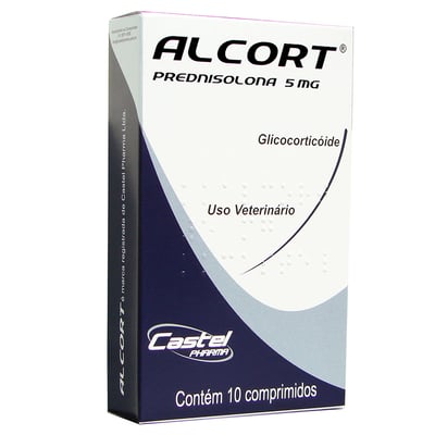Antiinflamatório Alcort 5Mg Castel Pharma - 10 Comprimidos