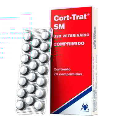 Antiinflamatório Cort-Trat Sm - 20 Comprimidos