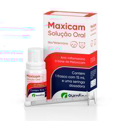 Antiinflamatório Maxicam Mexicam Solução Oral Ouro Fino 15Ml - 1 Unidade