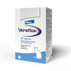 Antimicrobiano E Antibiótico Elanco Veraflox Gatos Suspensão Oral 15Ml - 1 Unidade