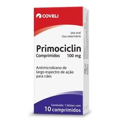 Antimicrobiano Primociclin Coveli 100Mg - 10 Comprimidos