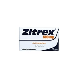 Antimicrobiano Zitrex 500Mg Cepav Para Cães E Gatos - 3 Comprimidos