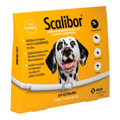 Antiparasitária Scalibor Para Cães Grandes - 65Cm - 1 Coleira