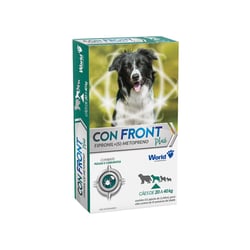 Antiparasitário Confront Plus World Para Cães De 20 A 40Kg - 1 Unidade