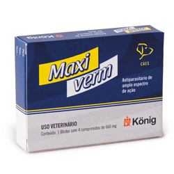 Antiparasitário Konig Maxi Verm Plus - 1 Comprimido