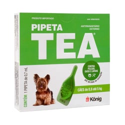 Antiparasitário Tea Para Cães De 0,6 Até 5Kg - 1 Pipeta
