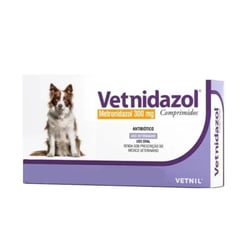 Antiparasitário Vetnil 300Mg - 10 Comprimidos