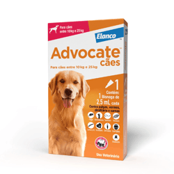 Antipulgas Advocate Para Cães De 10 A 25Kg - 1 Pipeta - 1 Unidade