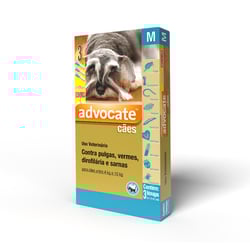 Antipulgas Advocate Para Cães De 4 A 10Kg - 1,0Ml - 3 Unidades