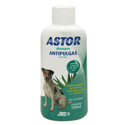 Antipulgas Astor Mundo Animal Shampoo Para Cães - 1 Unidade