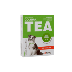 Antipulgas Coleira Tea 327 Para Cães E Gatos Médio Porte - 1 Unidade - 28 Gramas