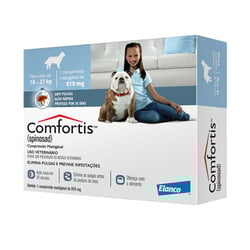 Antipulgas Comfortis Elanco Para Cães De 18 A 27Kg - 1 Comprimido