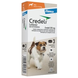 Antipulgas Credeli Elanco Para Cães 5,5 A 11Kg - 1 Comprimido - 3 Comprimidos