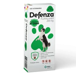 Antipulgas E Antiparasitário Defenza Msd Para Cães De 10 A 20Kg - 1 Comprimido