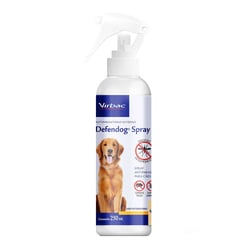 Antipulgas E Antiparasitário Virbac Defendog Spray Para Cães - 250Ml