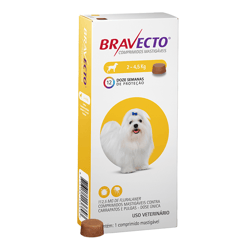 Antipulgas E Carrapatos Bravecto Msd 112,5Mg Para Cães De 2 A 4,5Kg - 1 Comprimido
