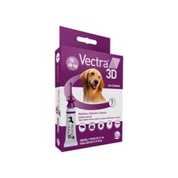 Antipulgas E Carrapatos Ceva Vectra 3D Para Cães De 25 A 40Kg - 1 Unidade