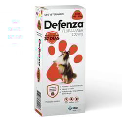 Antipulgas E Carrapatos Defenza 100Mg Para Cães De 4,5 A 10Kg - 1 Comprimido
