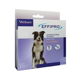 Antipulgas E Carrapatos Effipro Para Cães 10Kg A 20Kg - 1 Pipeta