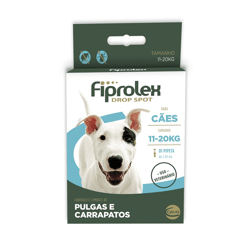 Antipulgas E Carrapatos Fiprolex Drop Spot Ceva Para Cães De 11 A 20Kg - 1,34Ml