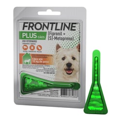 Antipulgas E Carrapatos Frontline Plus Para Cães Até 10Kg - 0,67Ml
