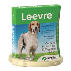 Antipulgas E Carrapatos Ourofino Leevre 63Cm Para Cães De Grande Porte - Coleira