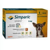 Antipulgas E Carrapatos Simparic 5Mg Para Cães De 1,3 A 2,5Kg - 1 Comprimido - 1 Unidade