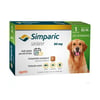 Antipulgas E Carrapatos Simparic 80Mg Para Cães De 20 A 40Kg - 1 Comprimido - 1 Unidade