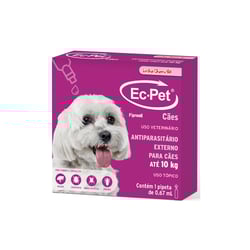 Antipulgas Ec-Pet Chemitec Para Cães Até 10Kg - 0,67Ml
