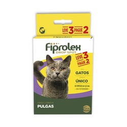 Antipulgas Fiprolex Para Gatos 0,5Ml - Combo Leve 3 Pague 2