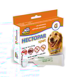 Antipulgas Hectopar Spot Para Cães De 10 A 25Kg - 2,5Ml