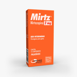Antipulgas Mirtz Agener 2Mg Para Gatos - 12 Comprimidos